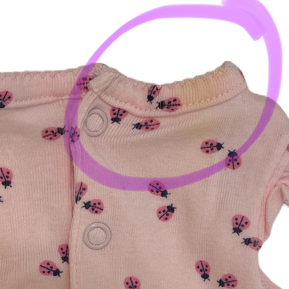 Gerber Child of Mine Just one you Newborn Baby Girl Onesies Bodysuits, 3-Pack - Picture 3 of 4